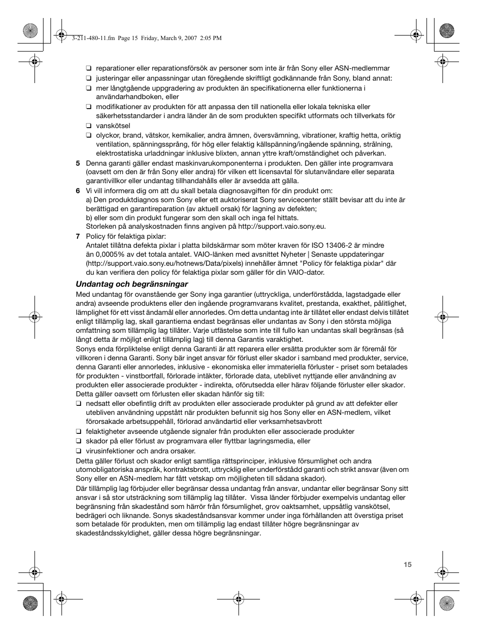 Sony VGN-N38Z User Manual | Page 15 / 88