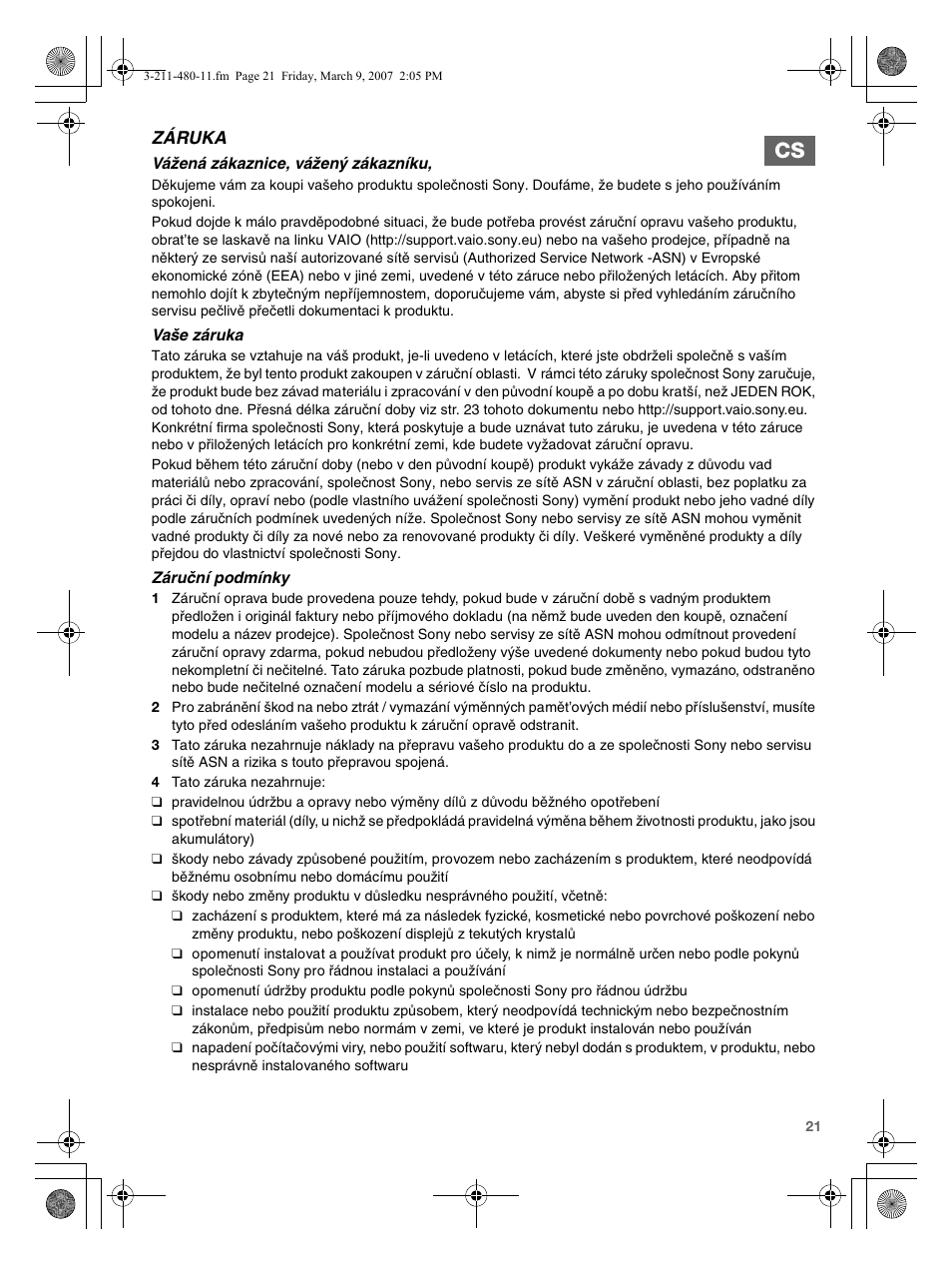 Sony VGN-N38Z User Manual | Page 21 / 88