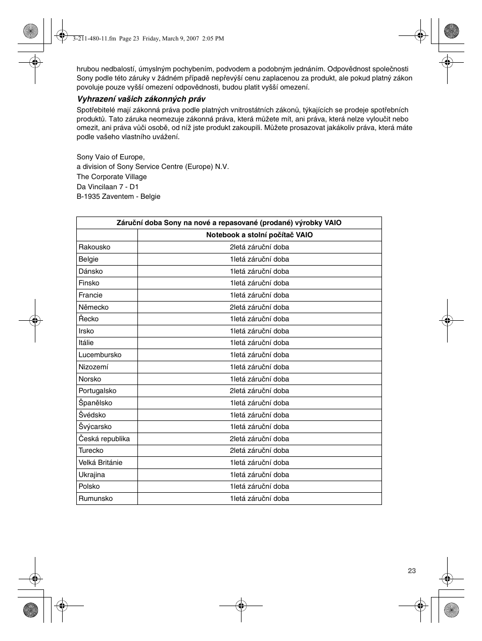 Sony VGN-N38Z User Manual | Page 23 / 88