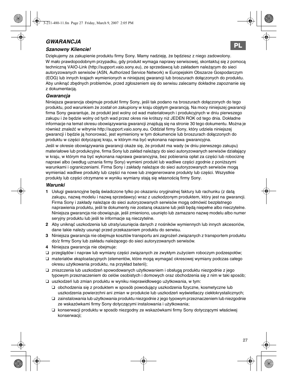 Sony VGN-N38Z User Manual | Page 27 / 88