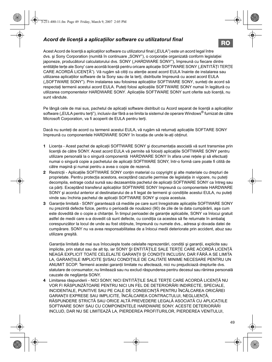 Sony VGN-N38Z User Manual | Page 49 / 88