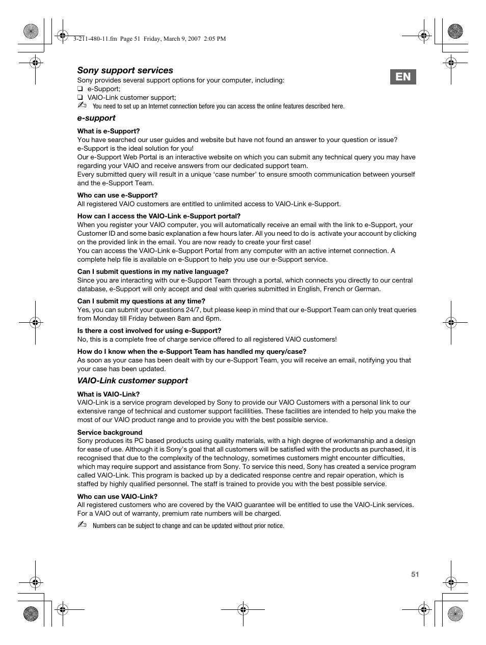 Sony VGN-N38Z User Manual | Page 51 / 88