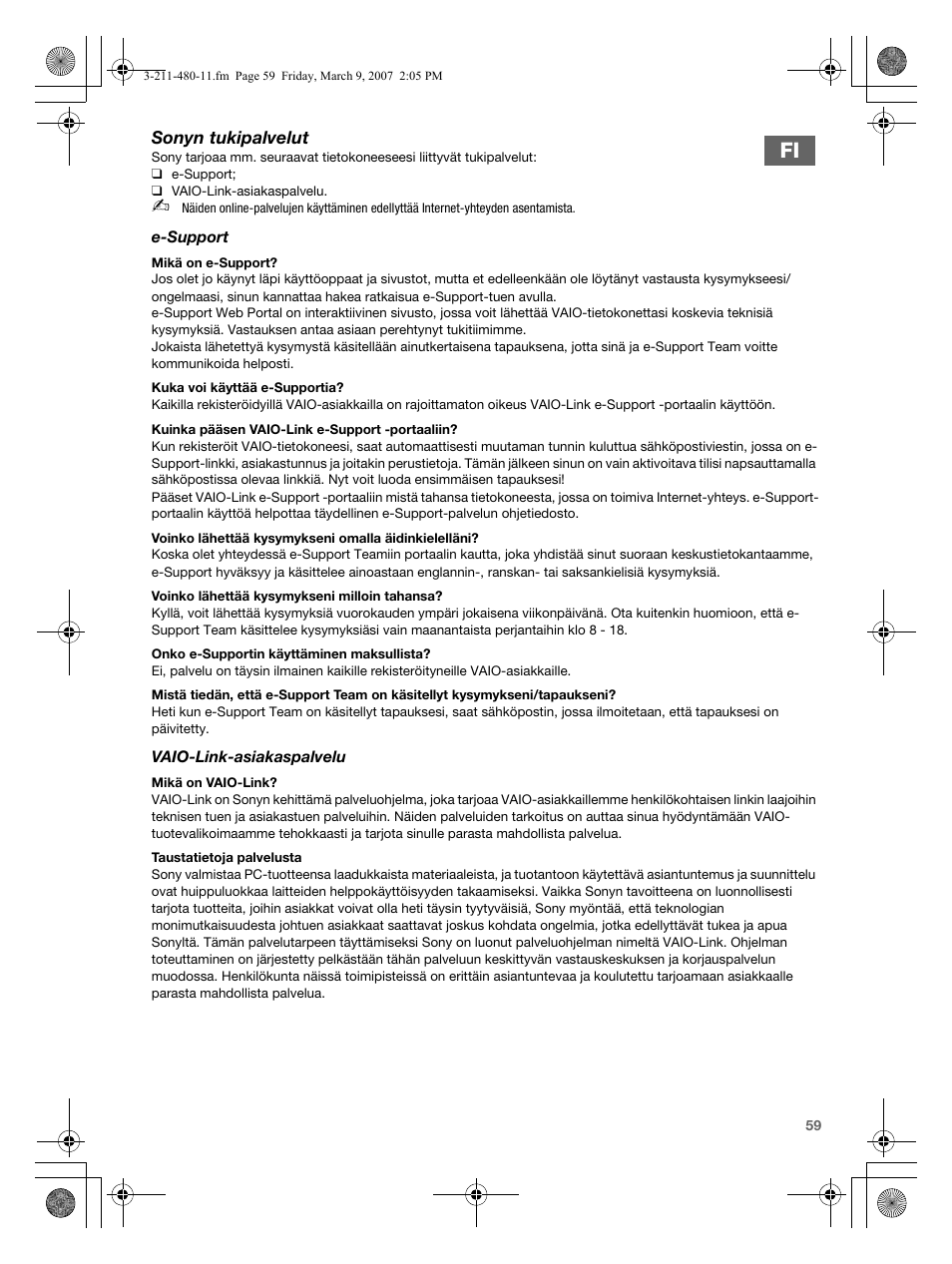 Sony VGN-N38Z User Manual | Page 59 / 88