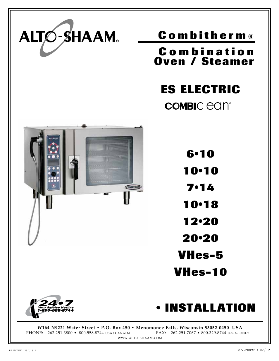 Alto-Shaam 1220 User Manual | 39 pages