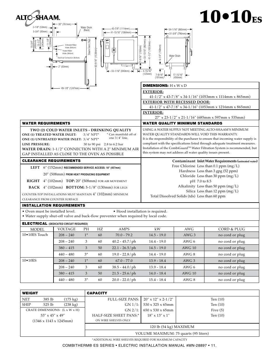 Alto-Shaam 1220 User Manual | Page 13 / 39