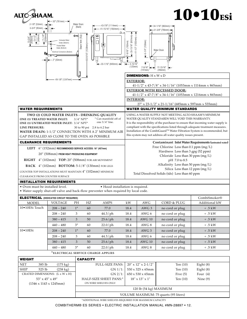 Alto-Shaam 1220 User Manual | Page 14 / 39