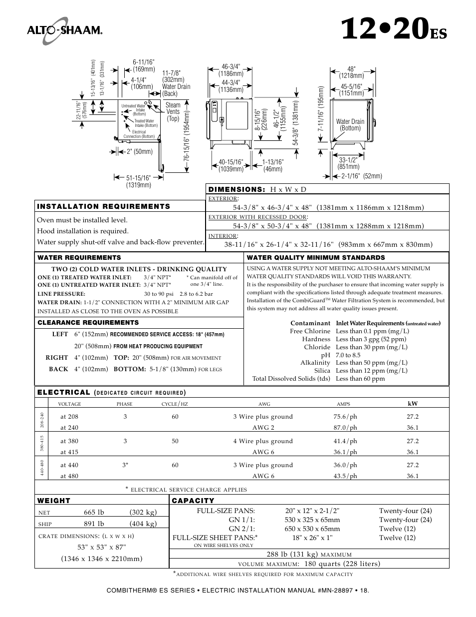 Alto-Shaam 1220 User Manual | Page 20 / 39