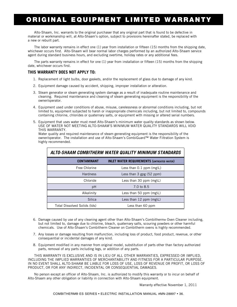 Alto-Shaam 1220 User Manual | Page 38 / 39