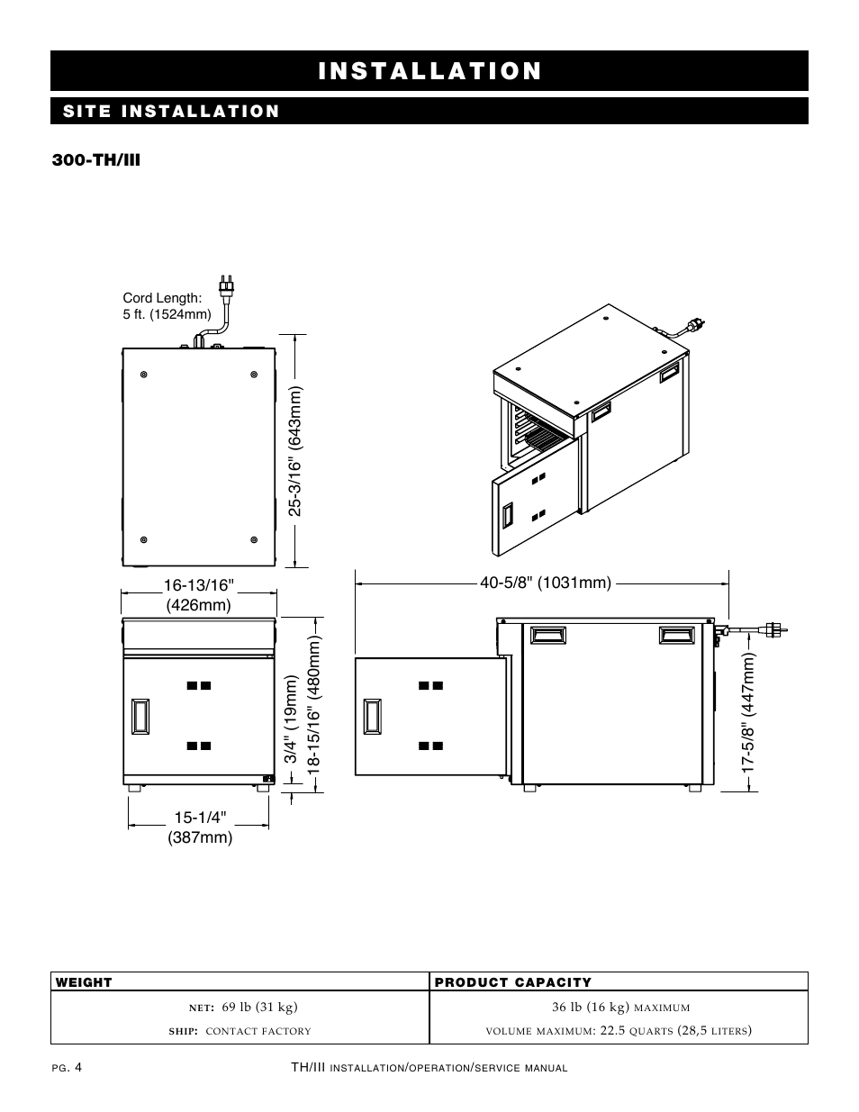 Alto-Shaam Cook & Hold Oven Electronic Control 500-TH/III User Manual | Page 6 / 49