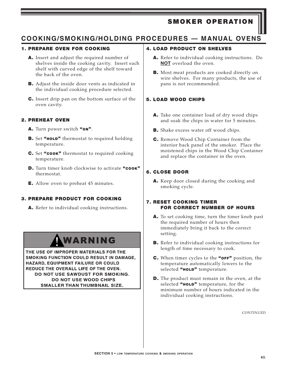 Alto-Shaam 1000-TH SERIES User Manual | Page 65 / 79