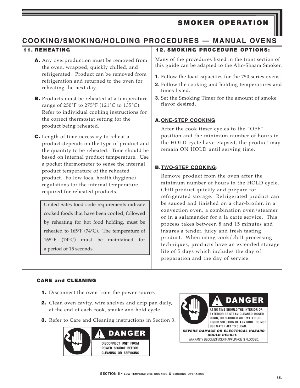 Alto-Shaam 1000-TH SERIES User Manual | Page 67 / 79