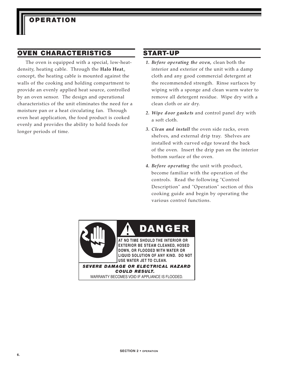 Start-up | Alto-Shaam 1000-TH SERIES User Manual | Page 8 / 79