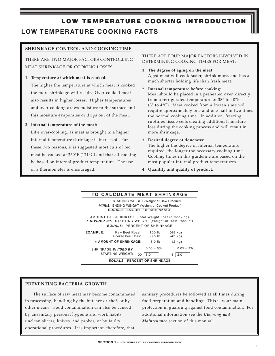 Alto-Shaam LOW TEMPERATURE COOKING AND HOLDING OVENS 750 User Manual | Page 5 / 79