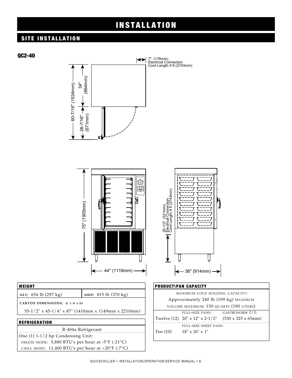 Qc2-40 | Alto-Shaam QC2-3 User Manual | Page 10 / 60