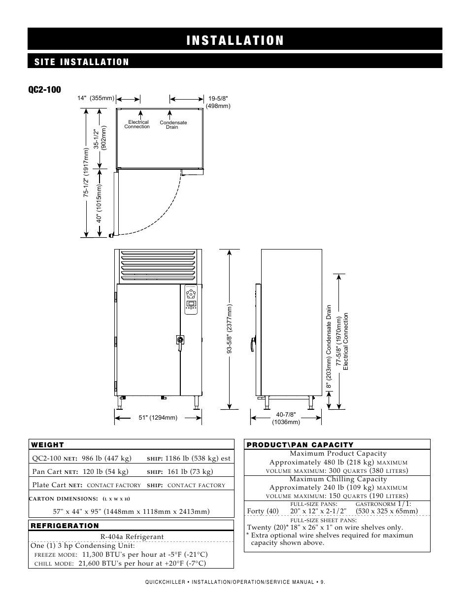 Qc2-100 | Alto-Shaam QC2-3 User Manual | Page 11 / 60