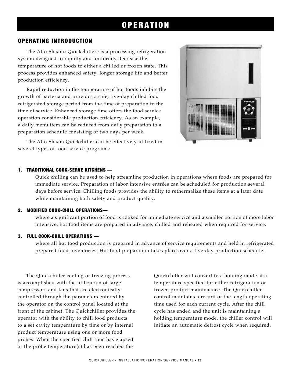 Alto-Shaam QC2-3 User Manual | Page 14 / 60