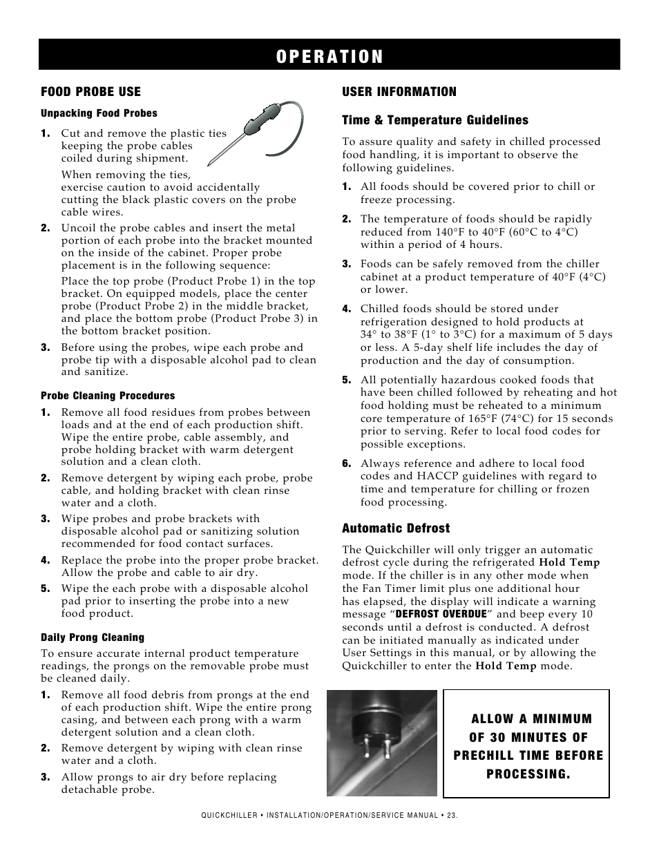 Alto-Shaam QC2-3 User Manual | Page 25 / 60