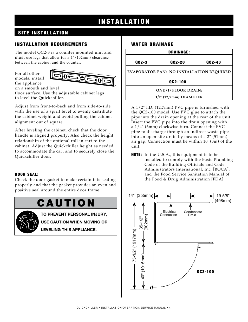 Alto-Shaam QC2-3 User Manual | Page 6 / 60