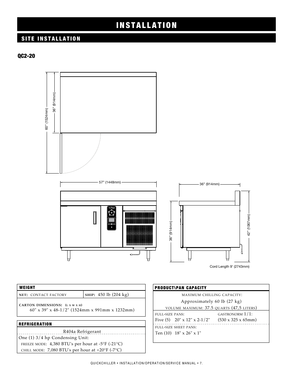 Qc2-20 | Alto-Shaam QC2-3 User Manual | Page 9 / 60