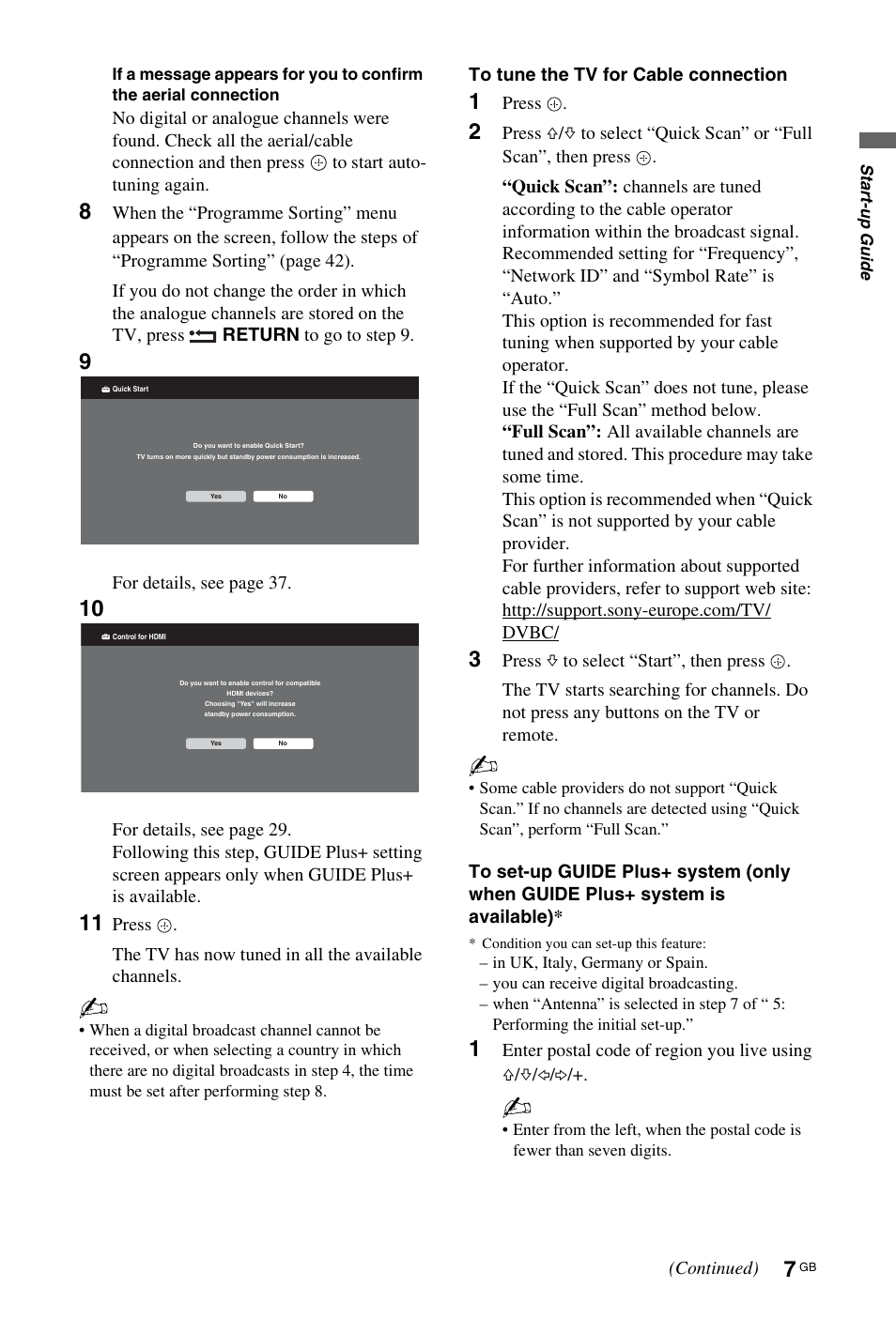 Sony KDL-40W4710 User Manual | Page 7 / 179