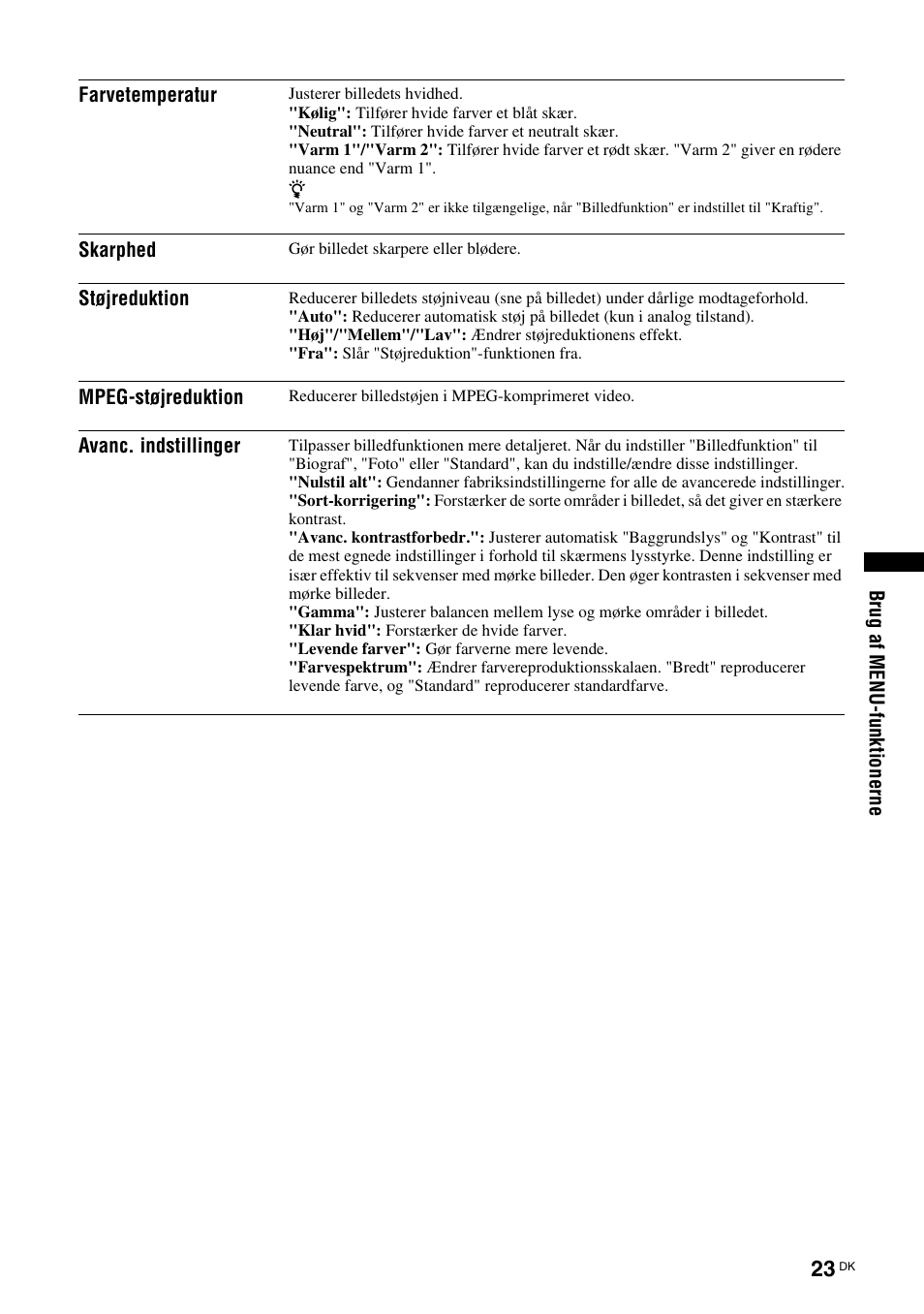 Sony KDL-46D3550 User Manual | Page 23 / 300