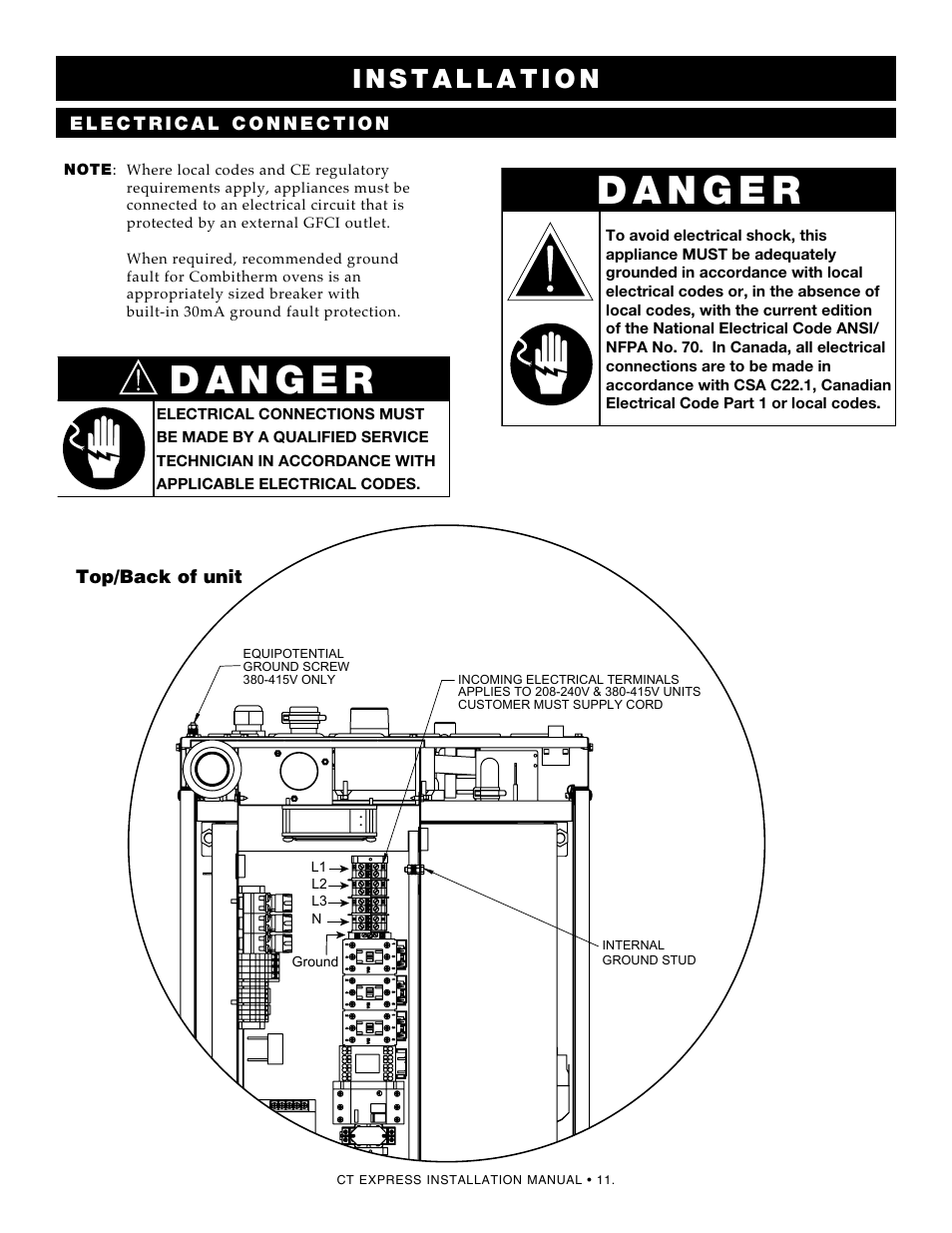 Alto-Shaam Combinaton Oven/Steamer CT Express 4.10ESiVH User Manual | Page 13 / 28