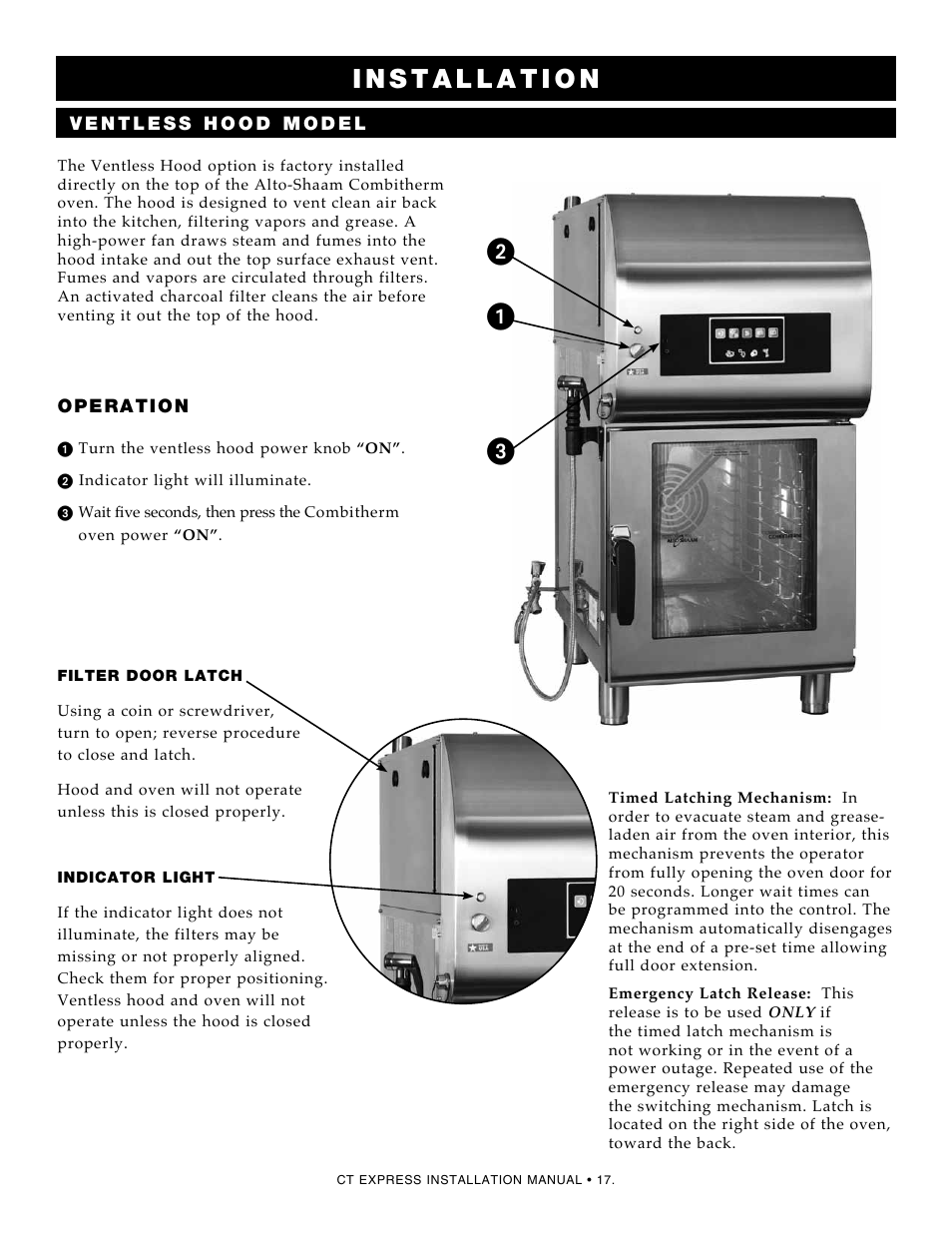 Alto-Shaam Combinaton Oven/Steamer CT Express 4.10ESiVH User Manual | Page 19 / 28