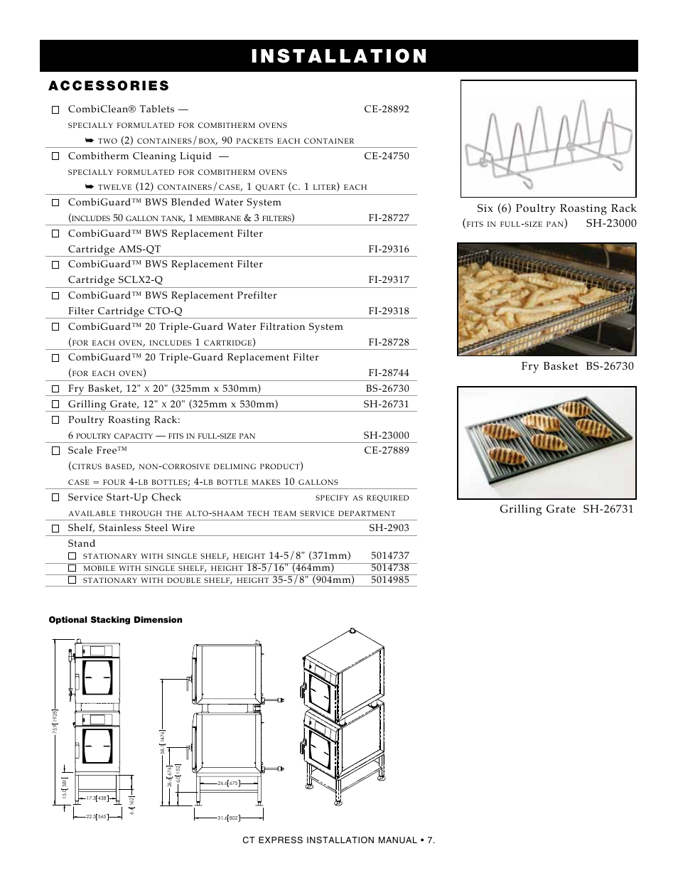 Alto-Shaam Combinaton Oven/Steamer CT Express 4.10ESiVH User Manual | Page 9 / 28