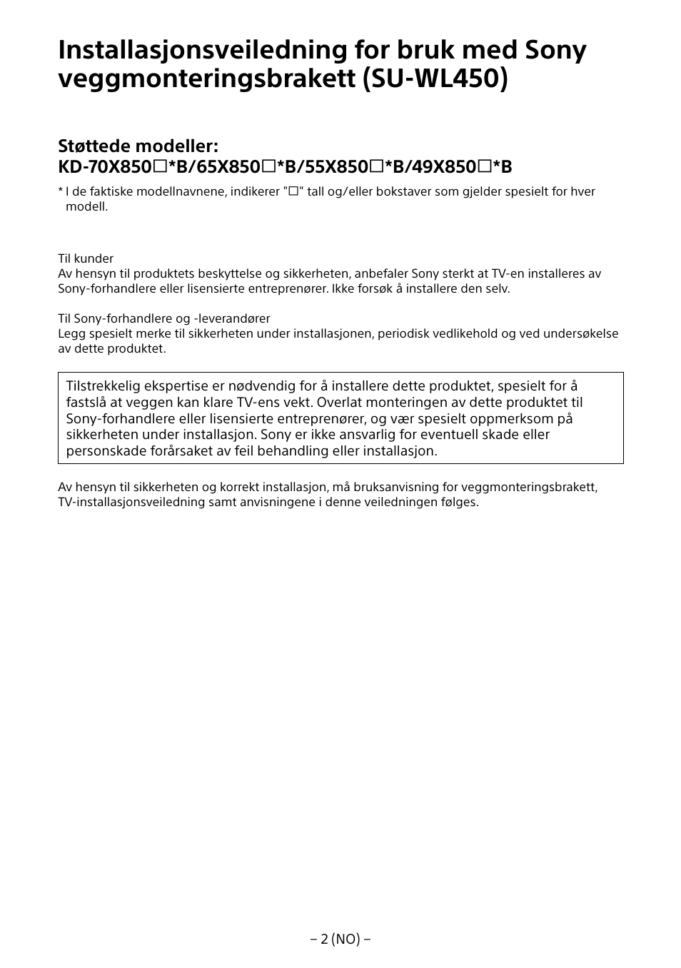 Sony KD-65X8505B User Manual | Page 112 / 292