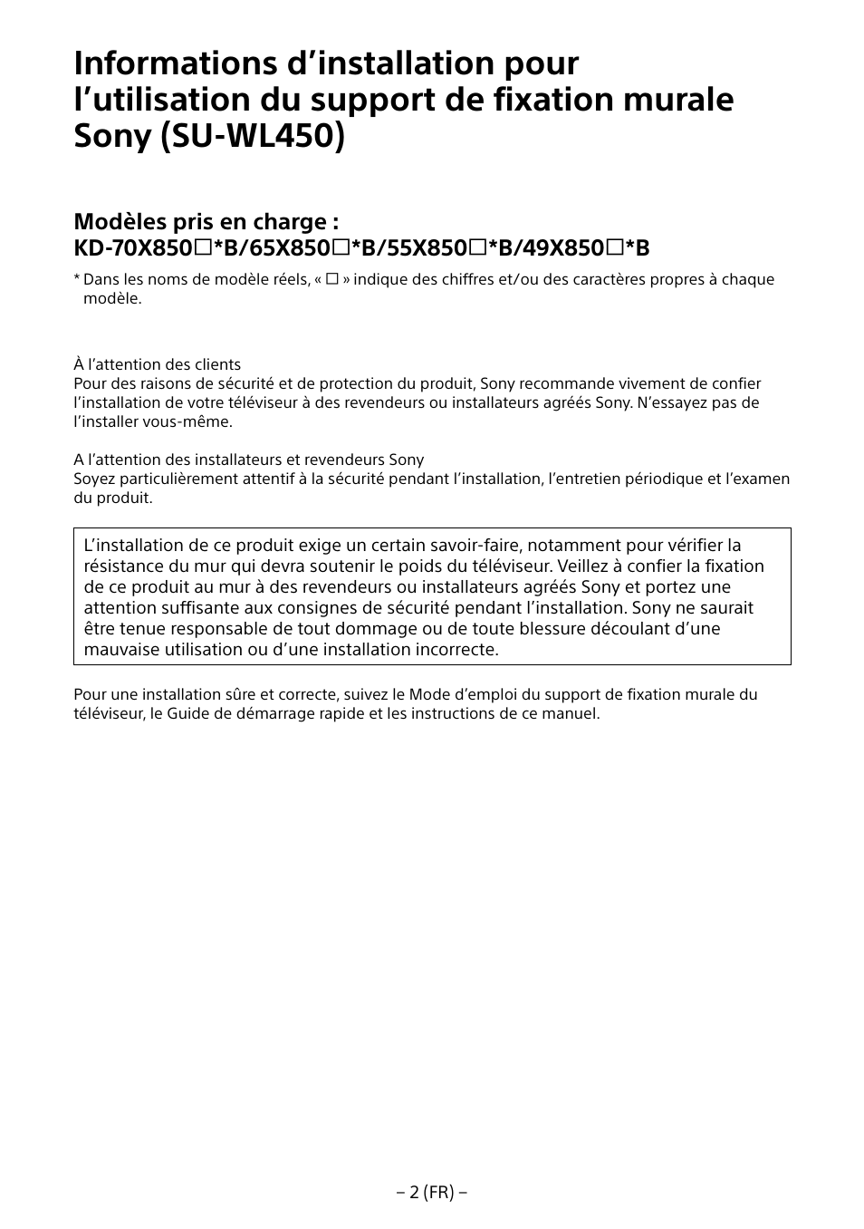 Sony KD-65X8505B User Manual | Page 12 / 292