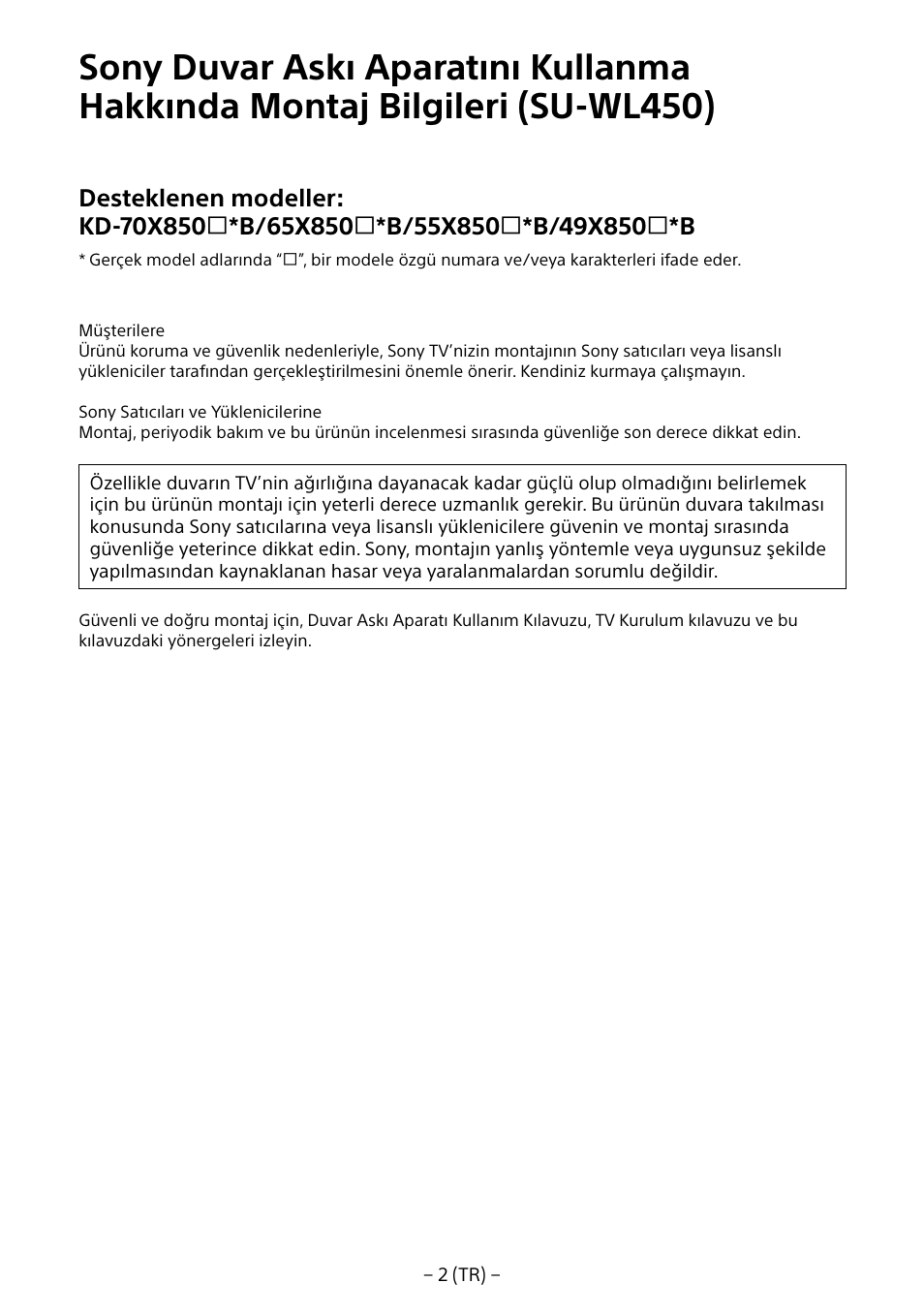 Sony KD-65X8505B User Manual | Page 132 / 292