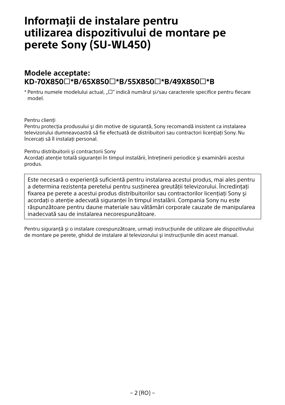 Sony KD-65X8505B User Manual | Page 172 / 292
