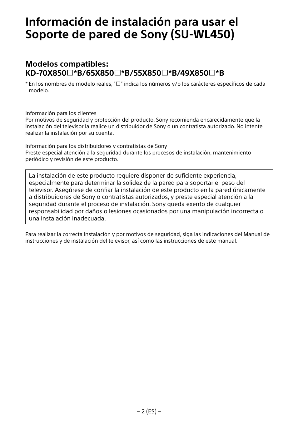 Sony KD-65X8505B User Manual | Page 22 / 292