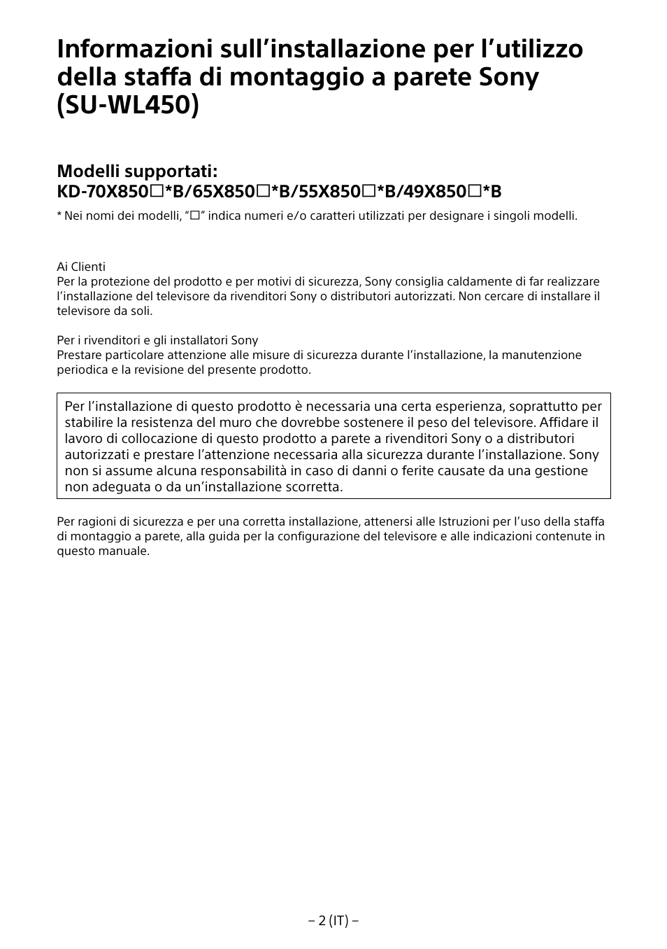 Sony KD-65X8505B User Manual | Page 52 / 292