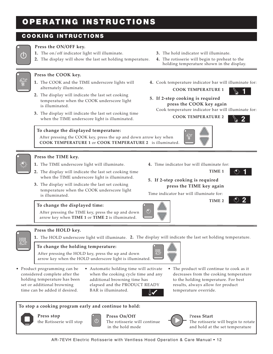 Alto-Shaam AR-7E/VH User Manual | Page 14 / 40