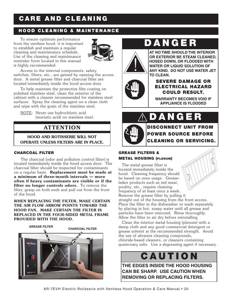 Alto-Shaam AR-7E/VH User Manual | Page 22 / 40