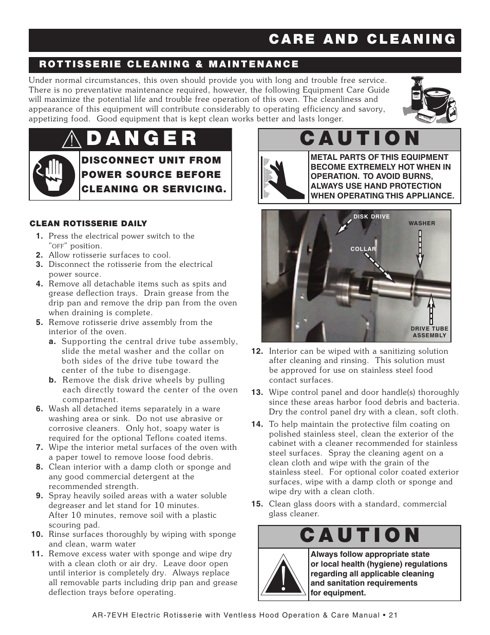 Alto-Shaam AR-7E/VH User Manual | Page 23 / 40