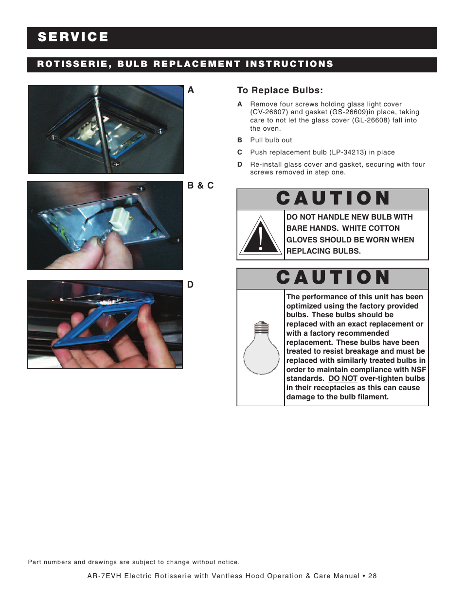 Alto-Shaam AR-7E/VH User Manual | Page 30 / 40