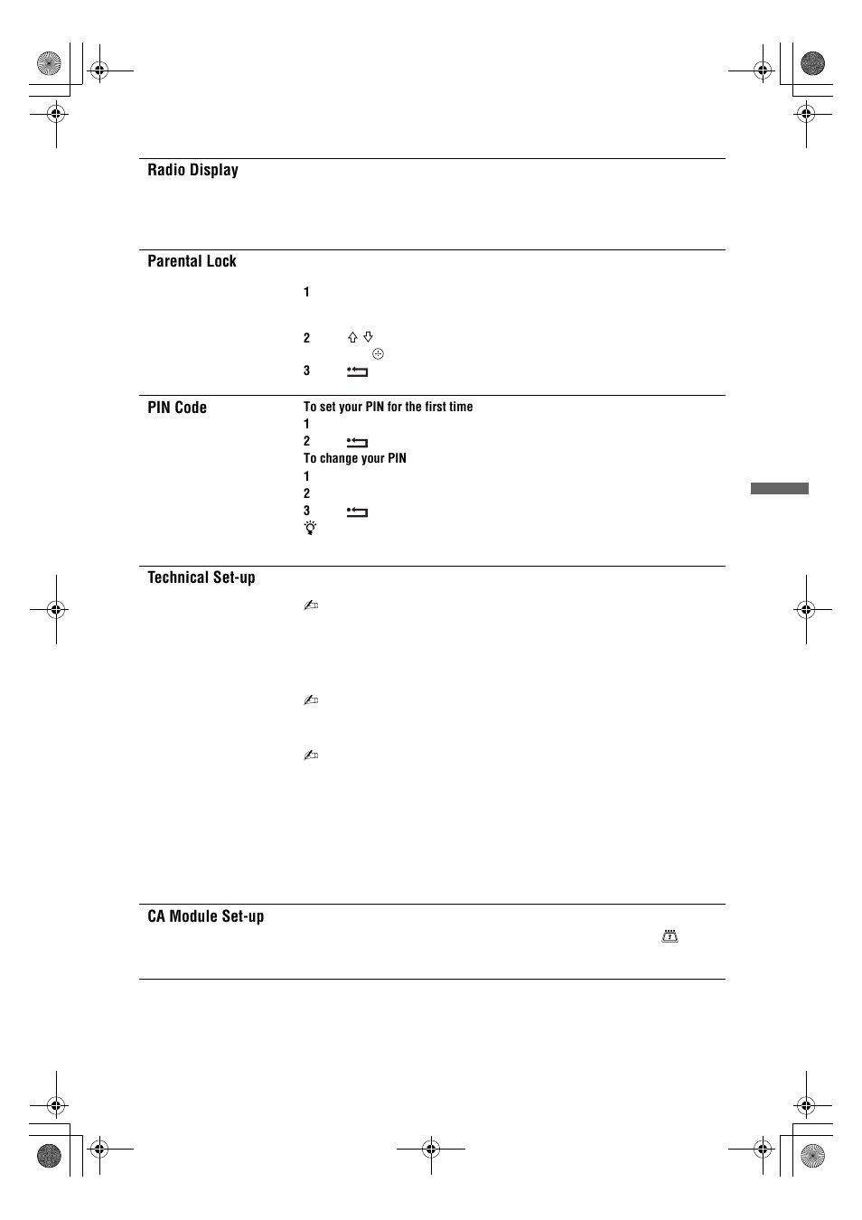 Sony KDL-32V4500 User Manual | Page 31 / 215