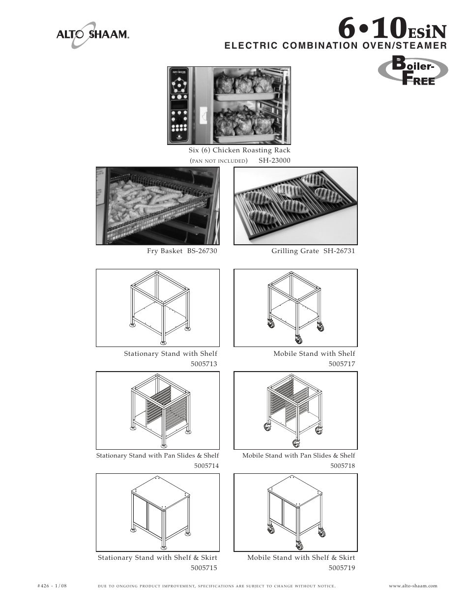 Alto-Shaam 6.10ESiN User Manual | Page 5 / 6