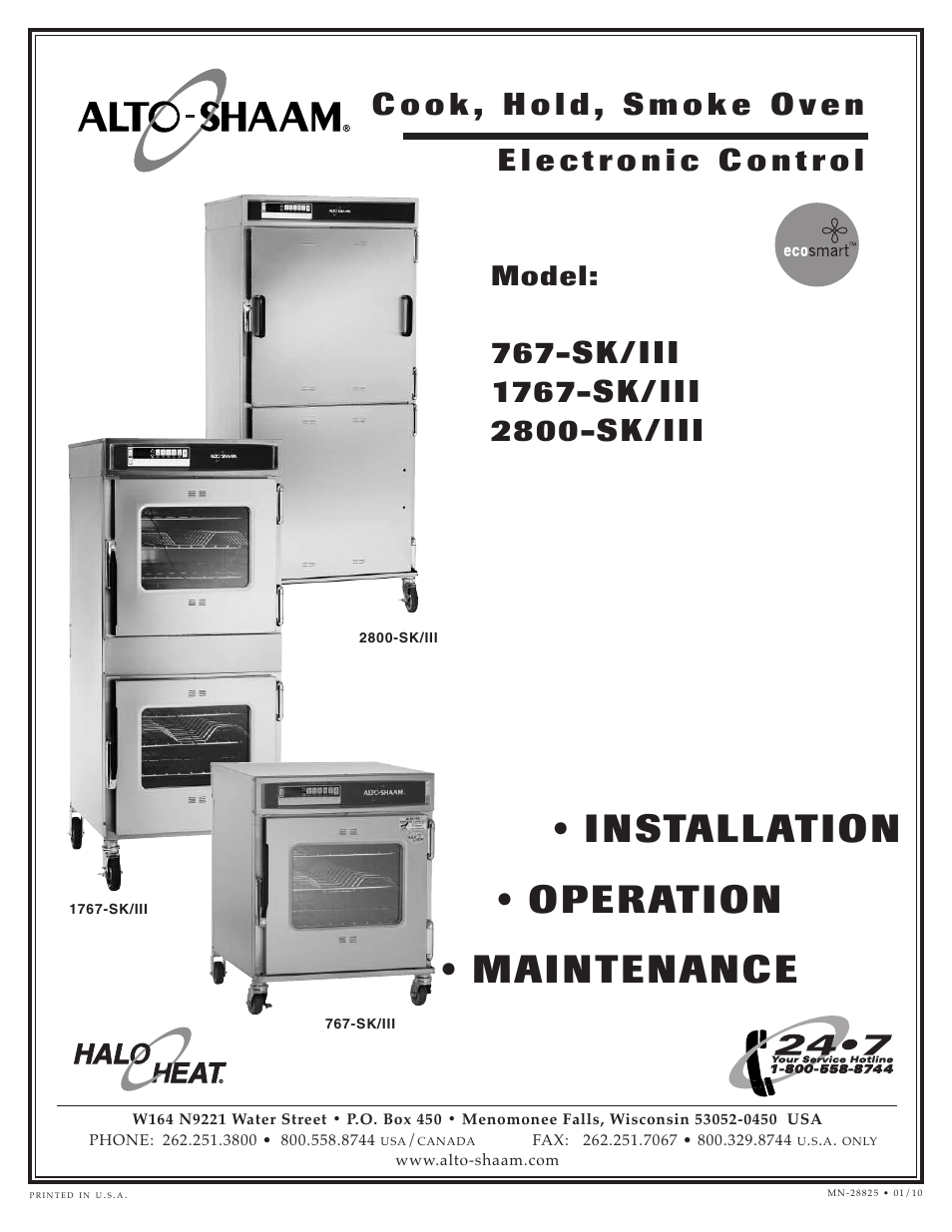 Alto-Shaam Cook User Manual | 46 pages