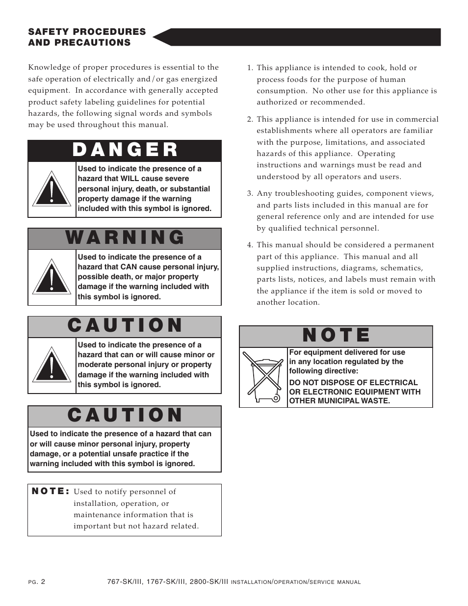 N o t e | Alto-Shaam Cook User Manual | Page 4 / 46