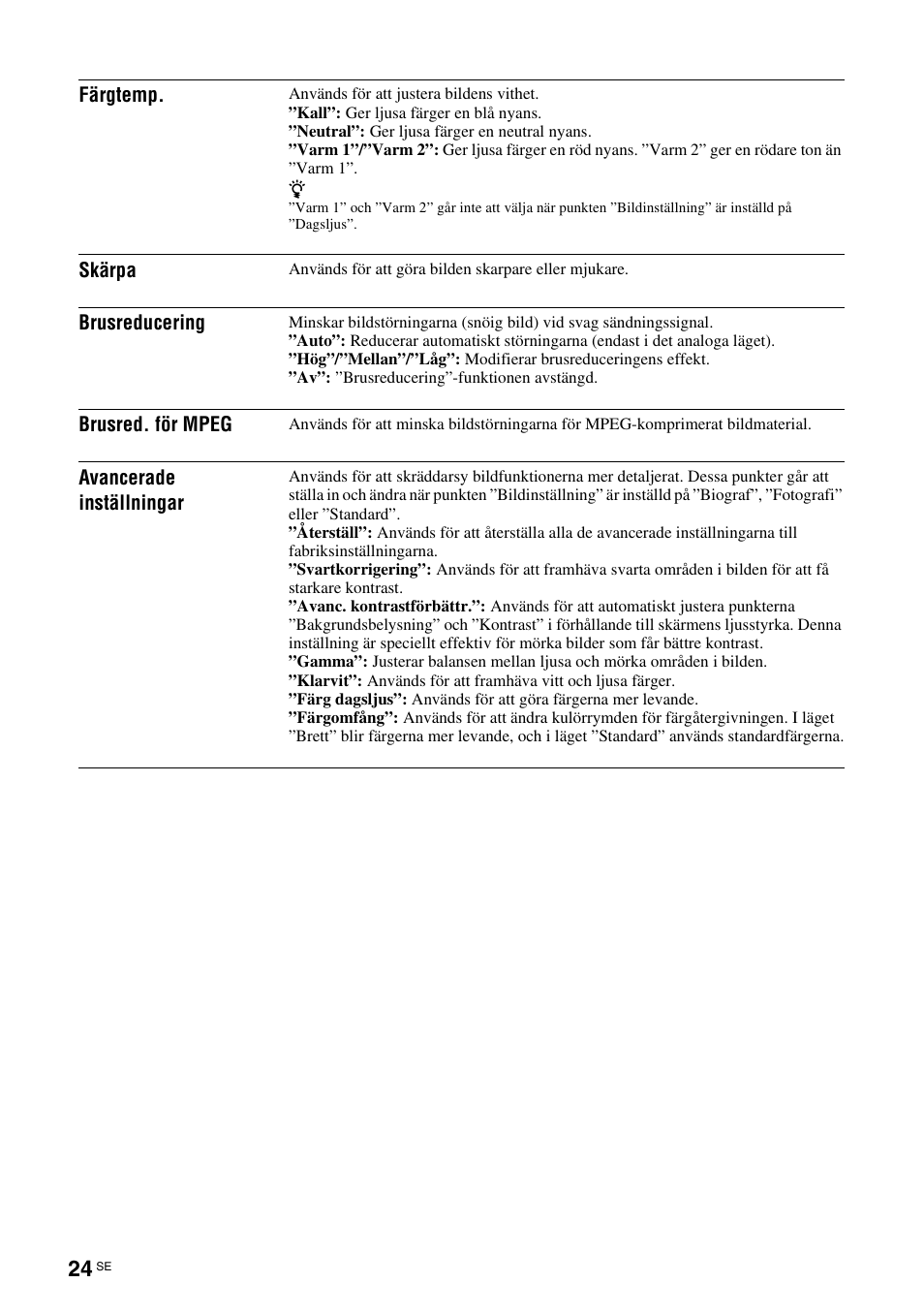 Sony KDL-40V3000 User Manual | Page 148 / 300