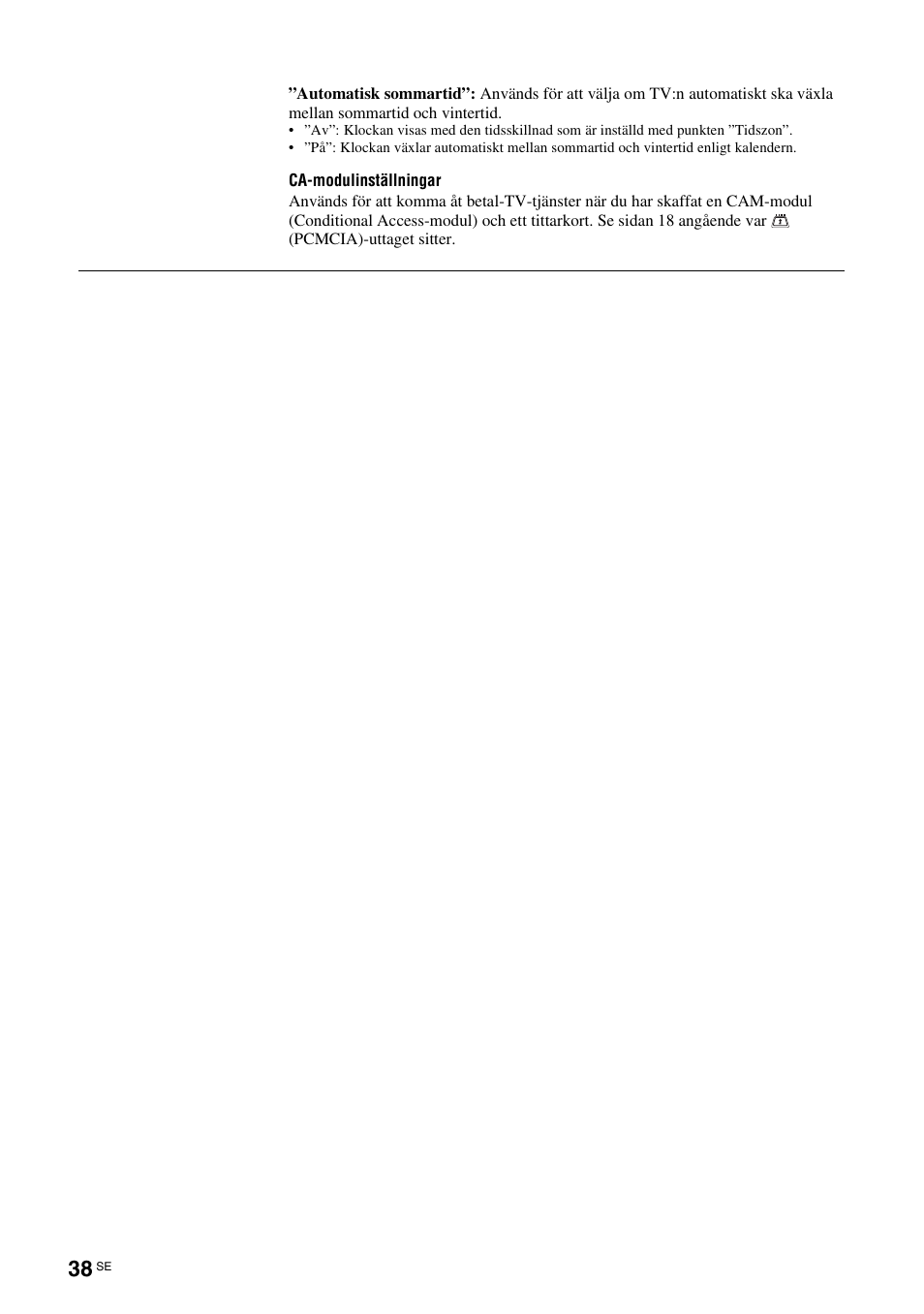 38 fö | Sony KDL-40V3000 User Manual | Page 162 / 300