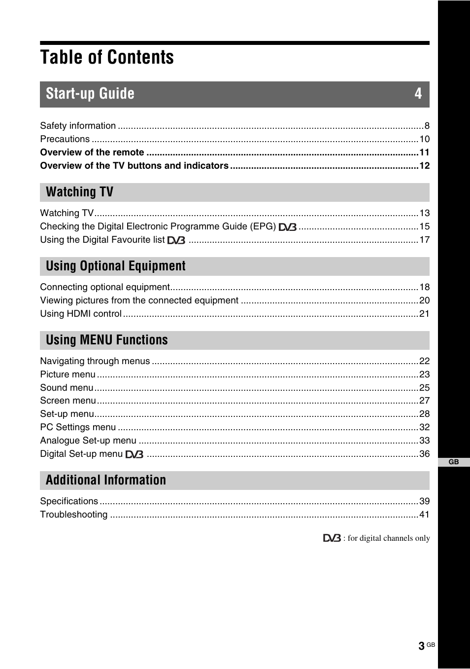 Sony KDL-40V3000 User Manual | Page 169 / 300