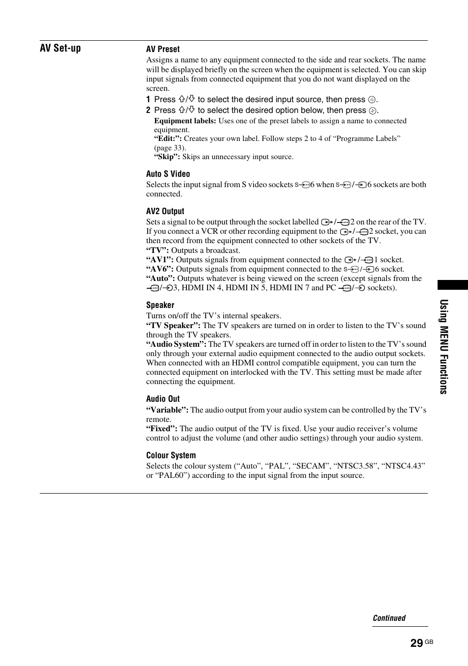 Sony KDL-40V3000 User Manual | Page 195 / 300