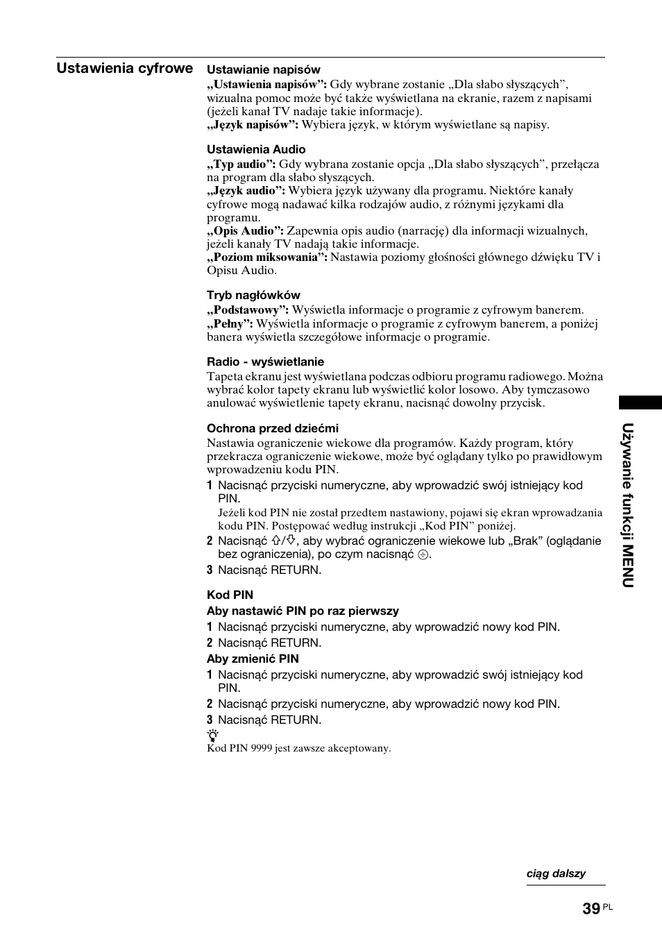 Sony KDL-40V3000 User Manual | Page 247 / 300