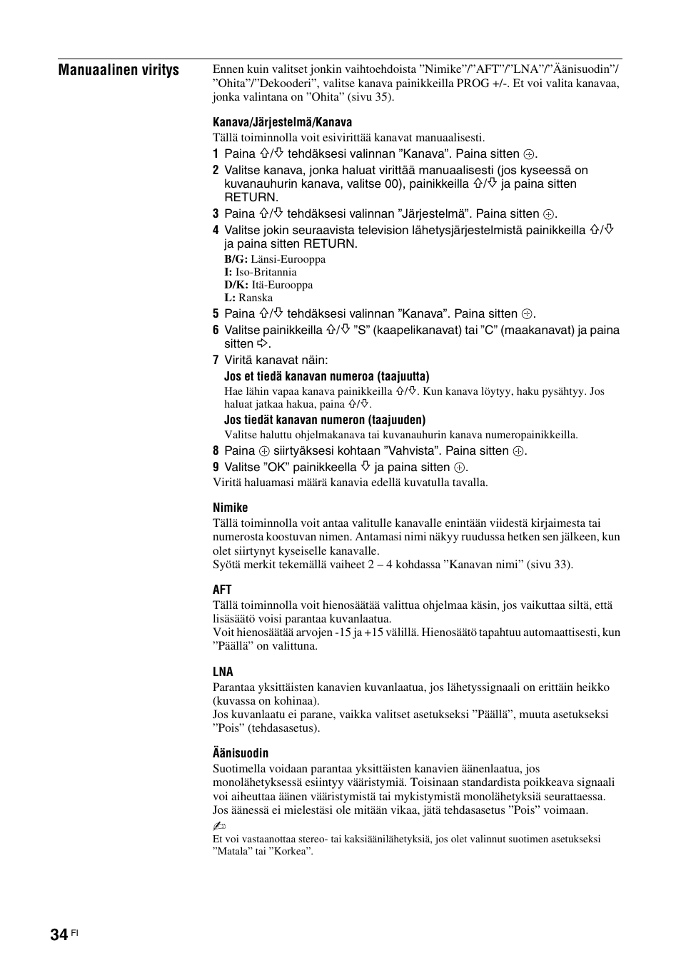 Sony KDL-40V3000 User Manual | Page 74 / 300