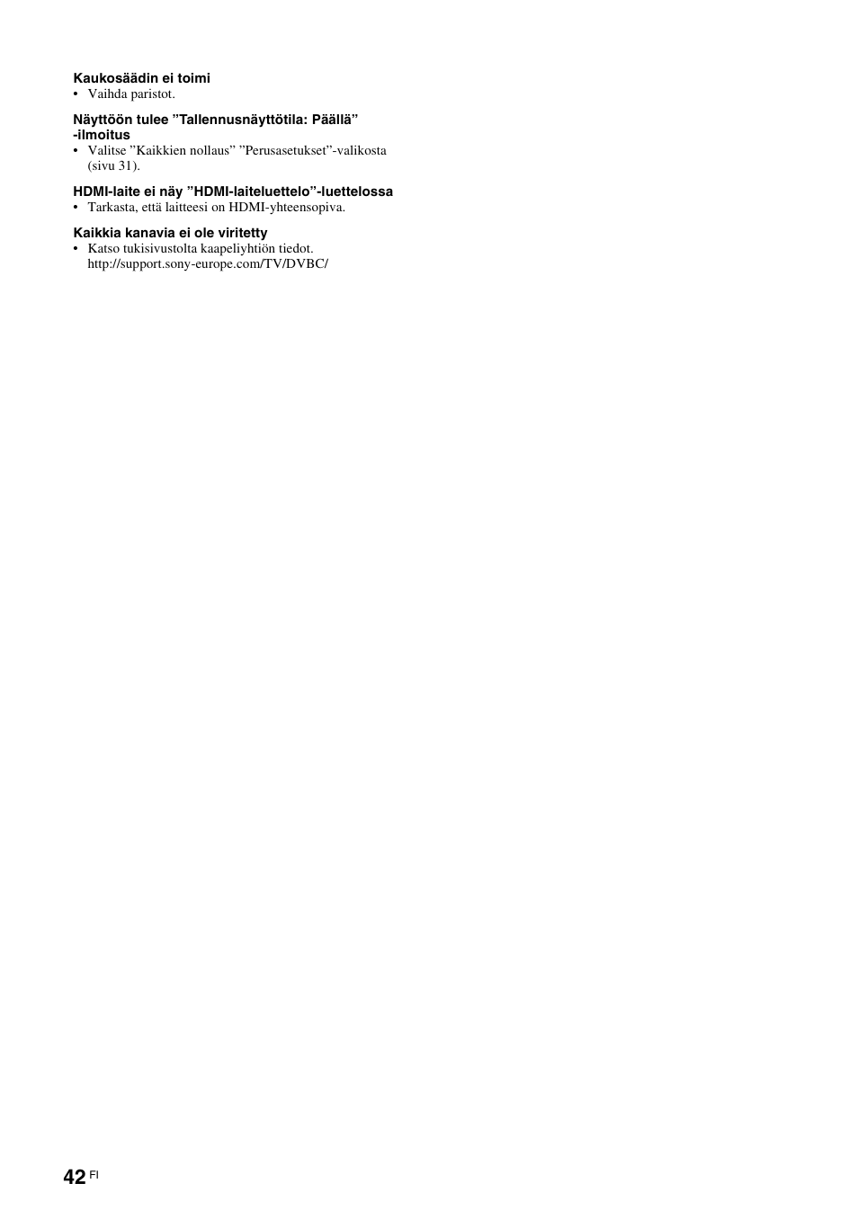 Sony KDL-40V3000 User Manual | Page 82 / 300