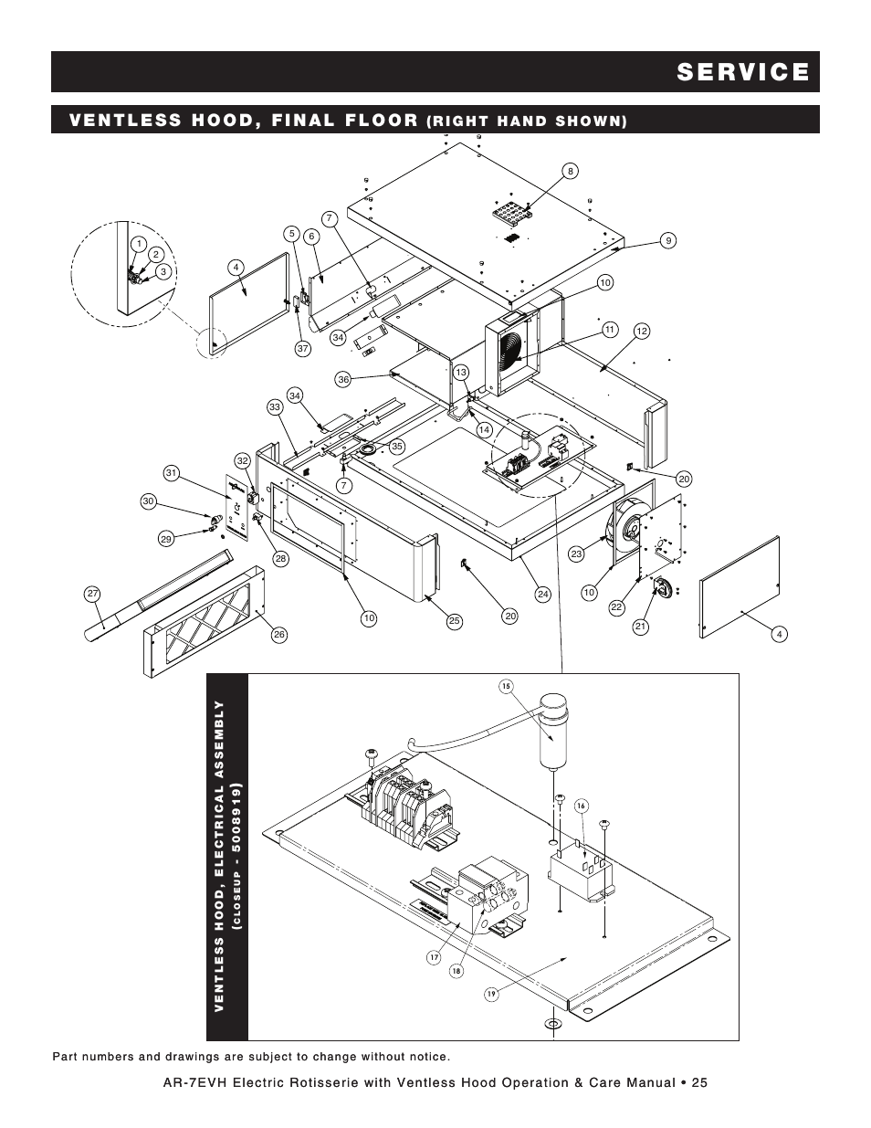 Alto-Shaam ECOSMART AR-7EVH User Manual | Page 27 / 44